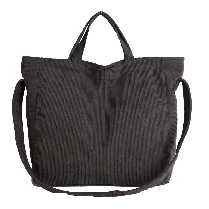 WoSoft Corduroy Tote Bag Bowlift