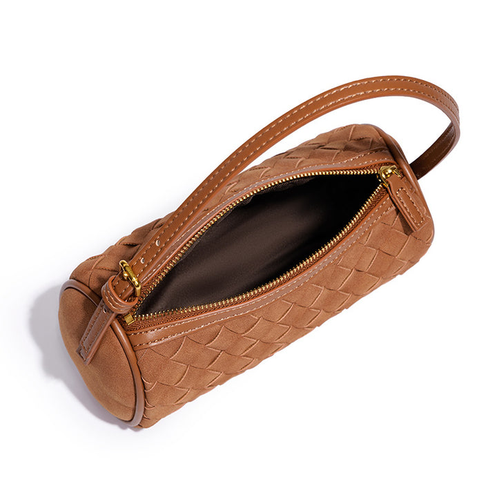 Braided Suede Handbag Bowlift