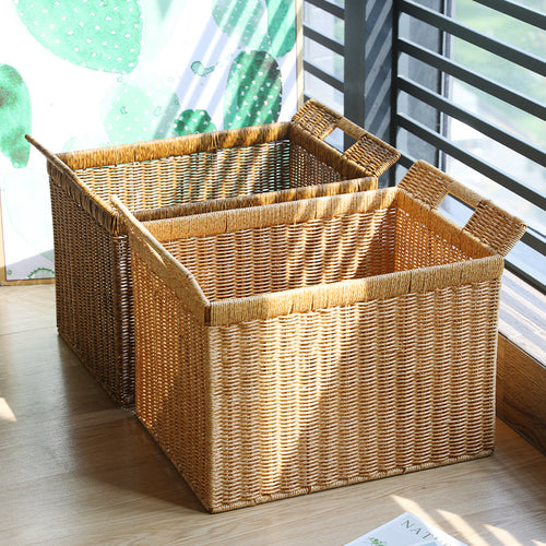 Unisex Versatile Storage Basket with Practical Handling Bowlift