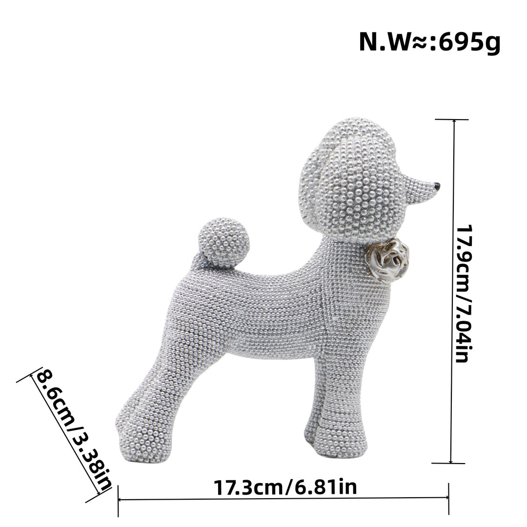 Decorative dog figure in modern design Bowlift