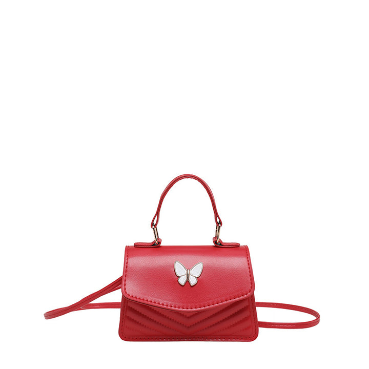 WoChic Mini Handbag with Elegant Butterfly Accent Bowlift