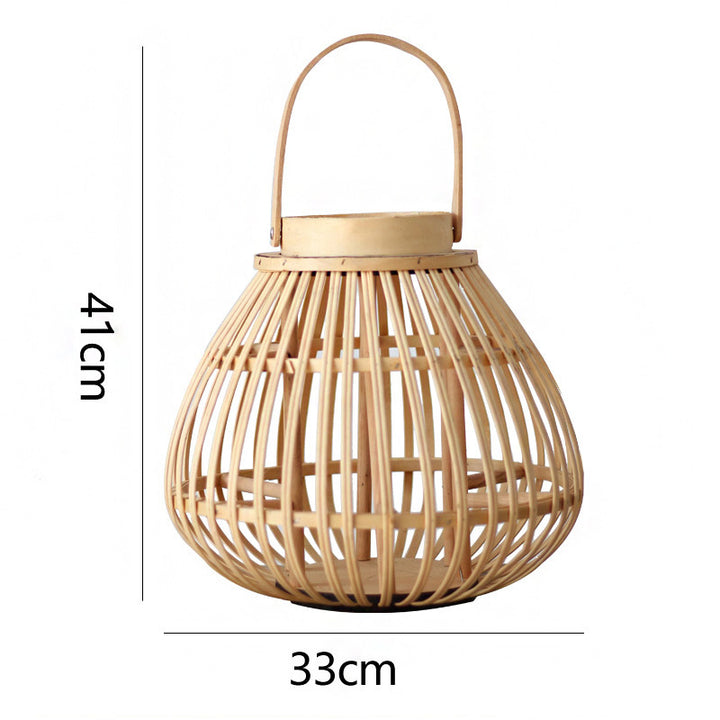 Handmade Rattan Lantern Bowlift