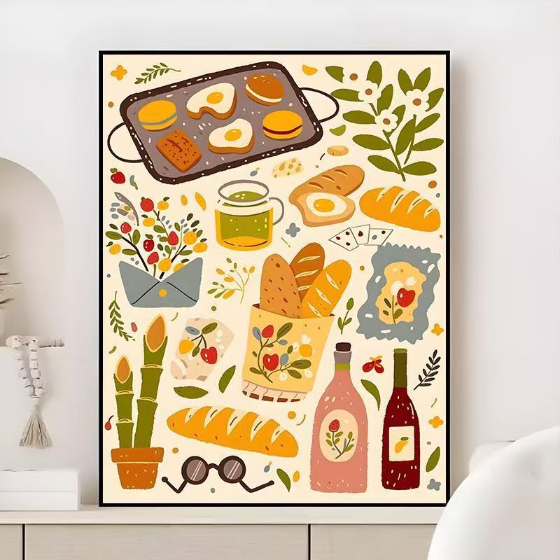 Gourmet Culinary-Themed Wall Art Bowlift