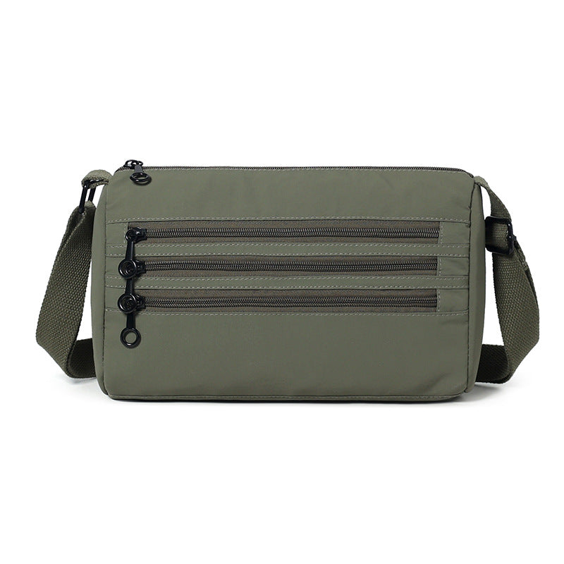 Functional Multi-Zipper Crossbody Bag Bowlift