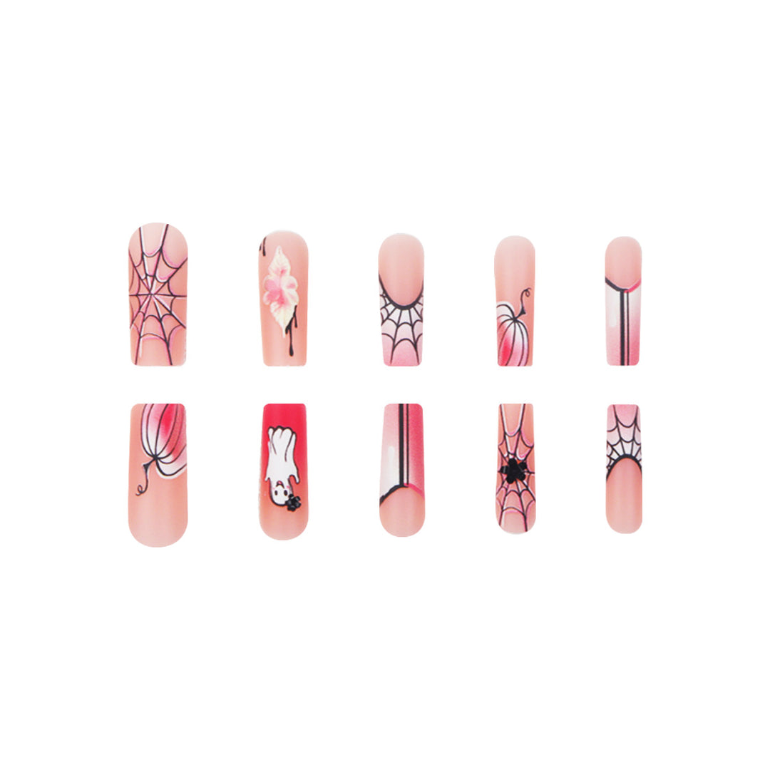 Themed Stiletto Press-On Nails Bowlift