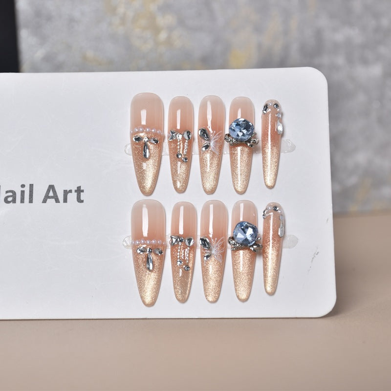 Decorative Glam Nail Art Extensions Bowlift