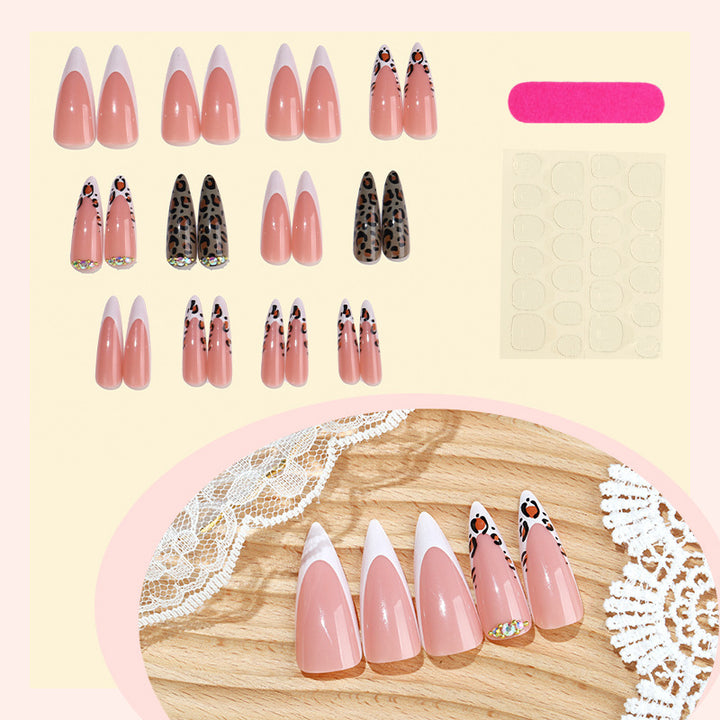 Artificial nail set with elegant tip design Bowlift