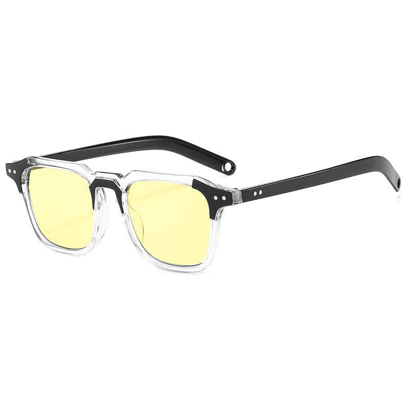Men's Retro-Inspired Bold Square Sunglasses Bowlift