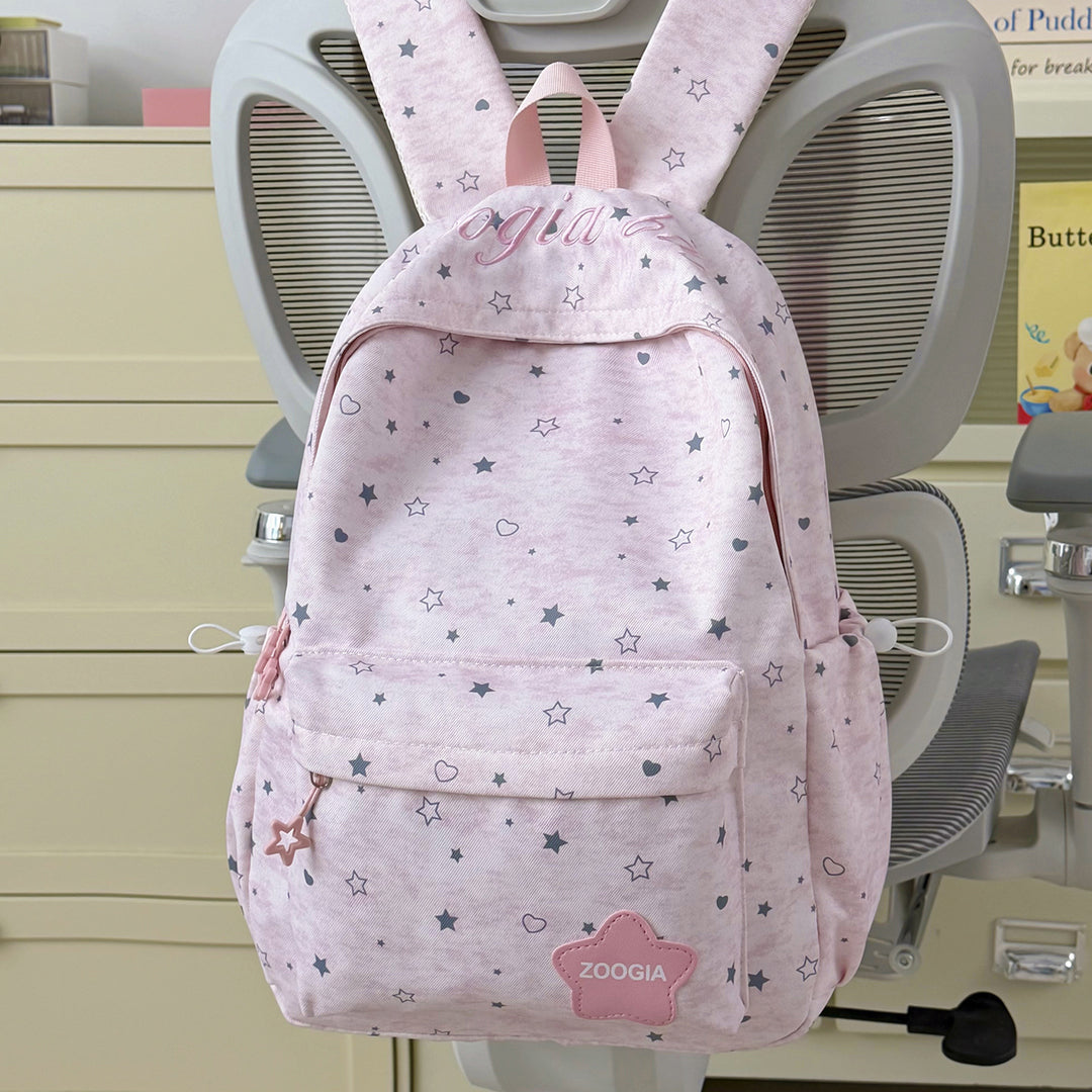 Cute Bunny-Ear Design School Backpack Bowlift