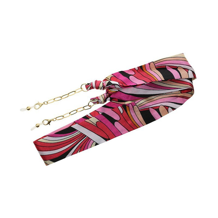 Floral Silk Eyewear Chain Bowlift