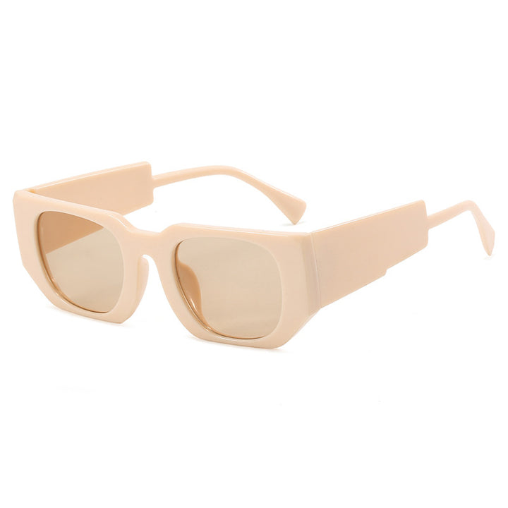 Women geometric oversized sunglasses with wide design Bowlift