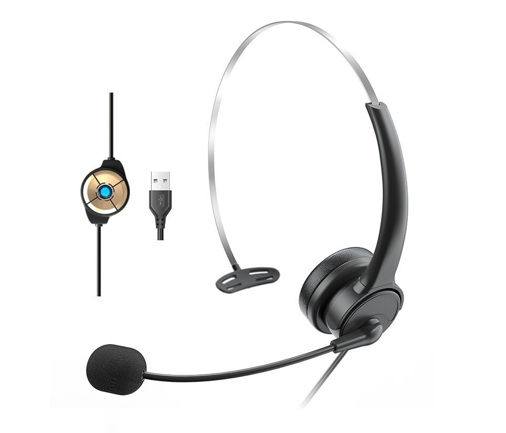 USB Wired Communication Headset Bowlift