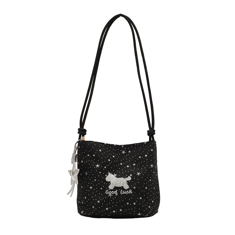 WoCasual Star-Print Crossbody Bag Bowlift