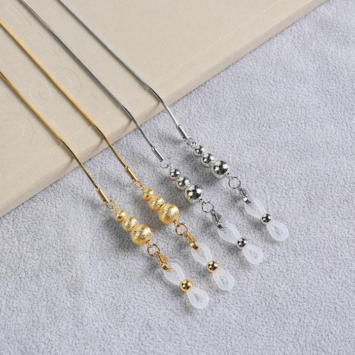 Sleek Metal Eyewear Chain Bowlift