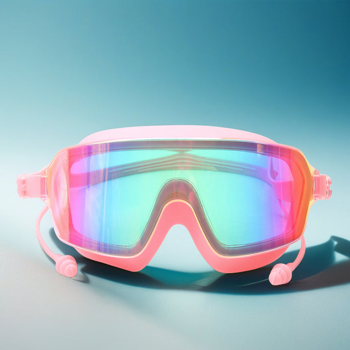 Diving mask with flexible silicone edge Bowlift