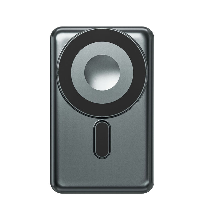 Magnetic power bank with high-speed charging and integrated Qi technology Bowlift