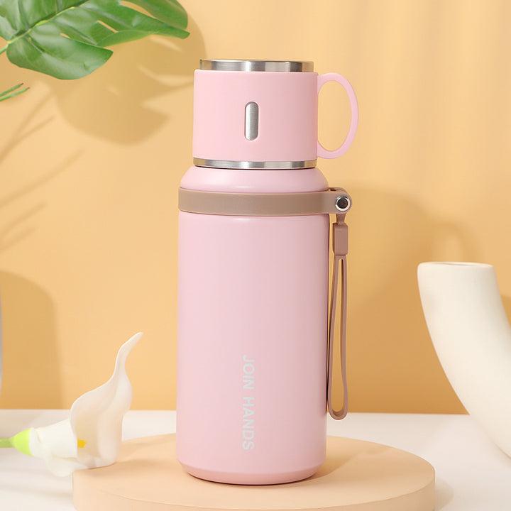 Women Thermo Drinking Container with Integrated Leak Protection Bowlift