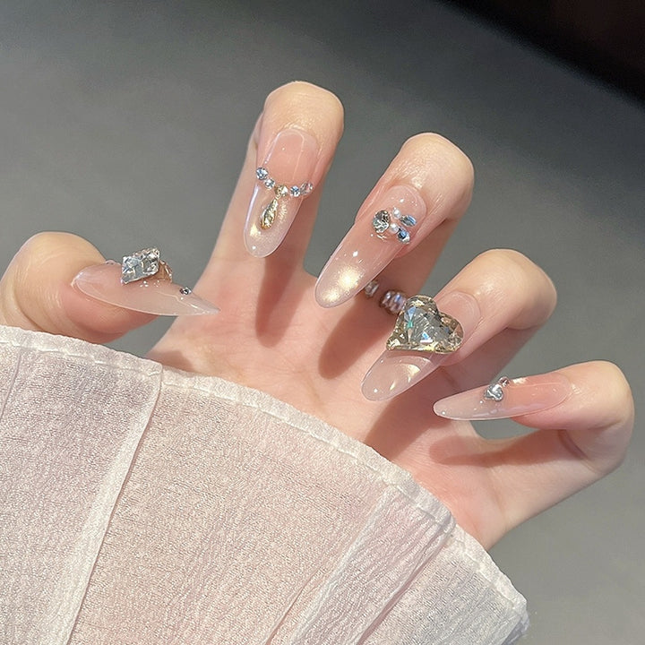Elegant Decorative Press-On Nail Art Bowlift