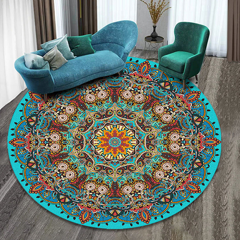 Artistic Mandala Pattern Area Rug