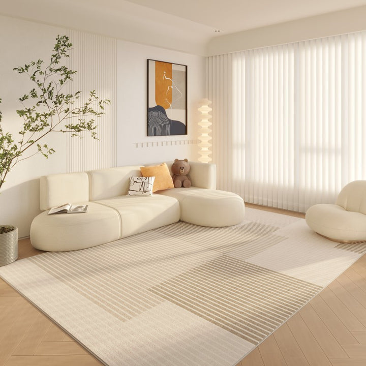 Textured Geometric Area Rug