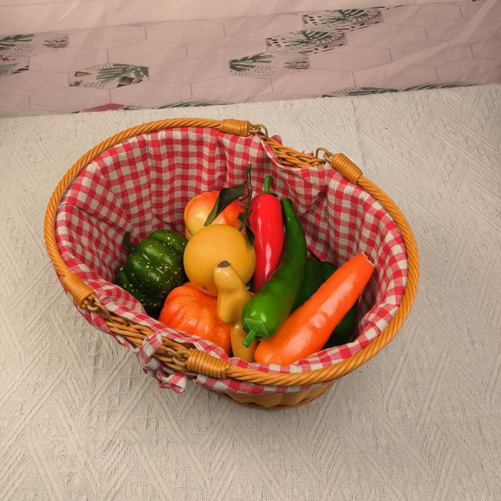 Woven Picnic Basket Bowlift