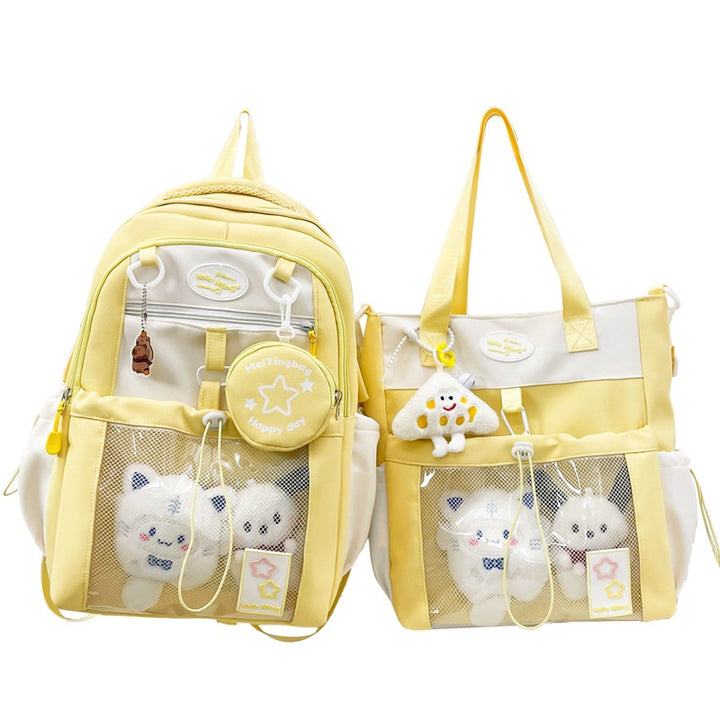 Multi-Functional Plush Toy-Inspired Backpack Bowlift