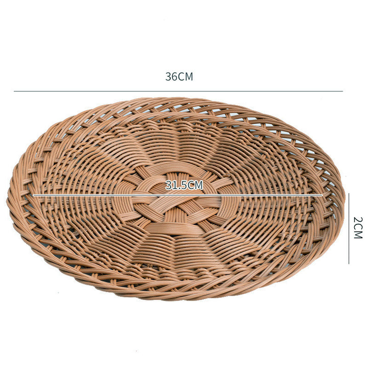Unisex Oval Basket with Artistic Woven Texture Bowlift