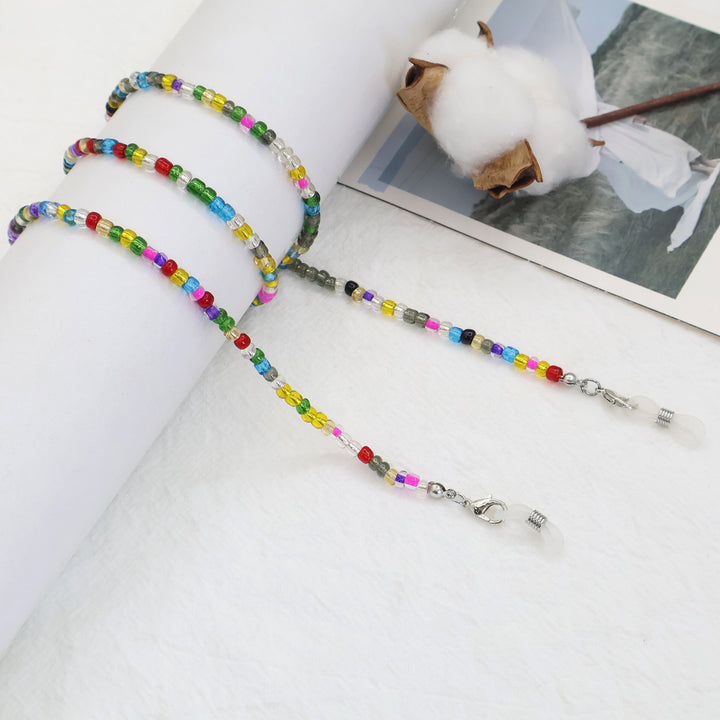 Beaded Eyewear Retainer Chain Bowlift
