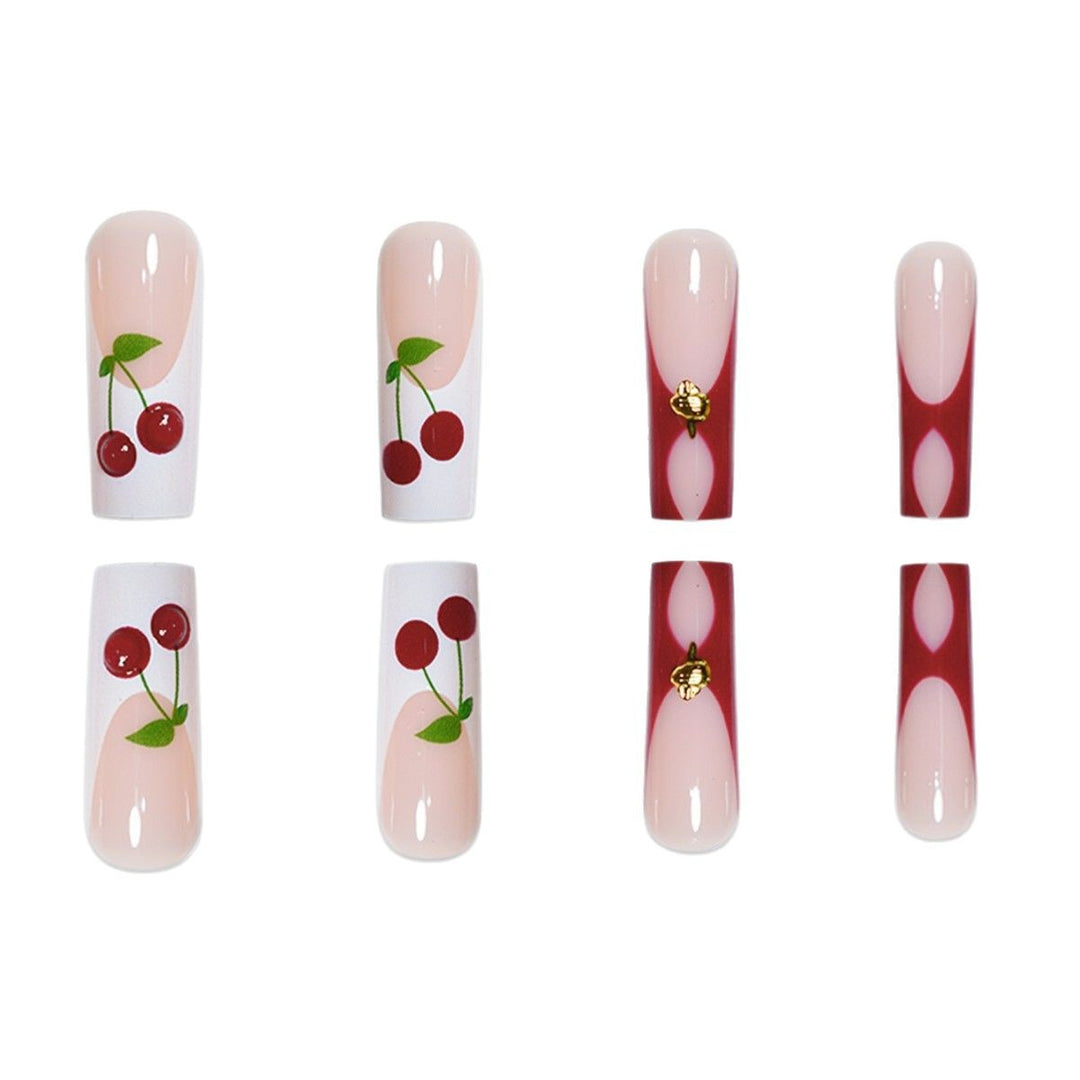 Artistic Long Nail Art Extensions Bowlift