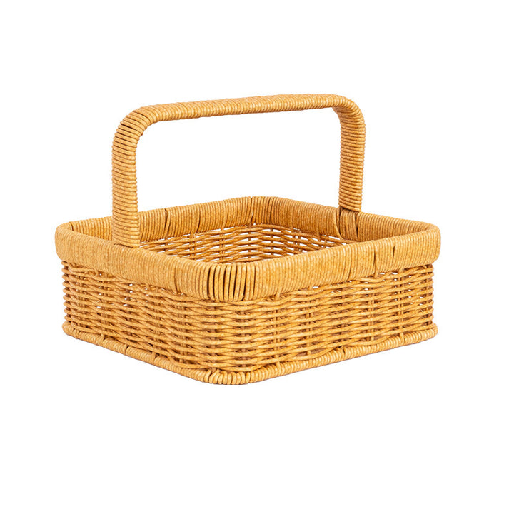 Handcrafted Natural Fiber Storage Basket Bowlift