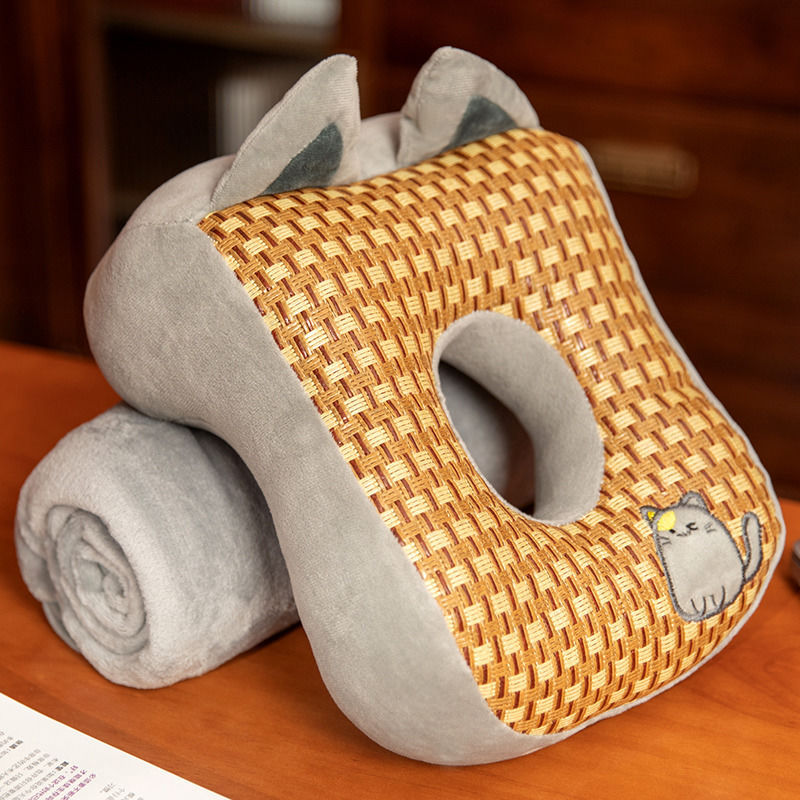 Plush seat cushion with dinosaur design Bowlift