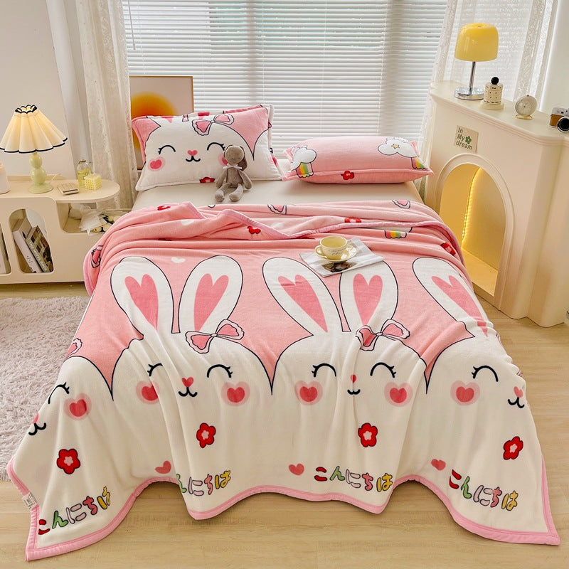 Ladies Cozy and Colorful Blanket Bowlift