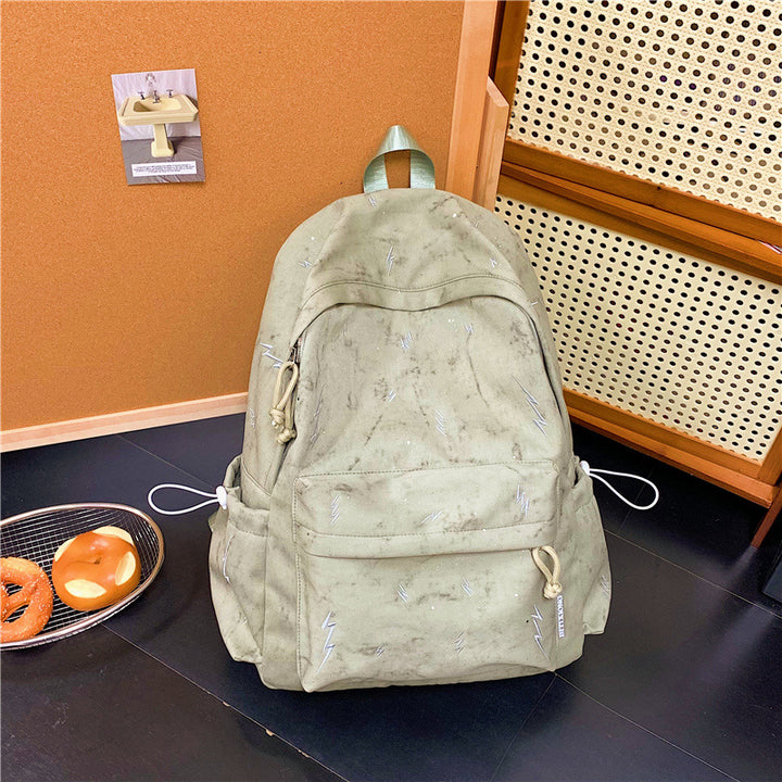 Stylish Casual Lightning Print Backpack