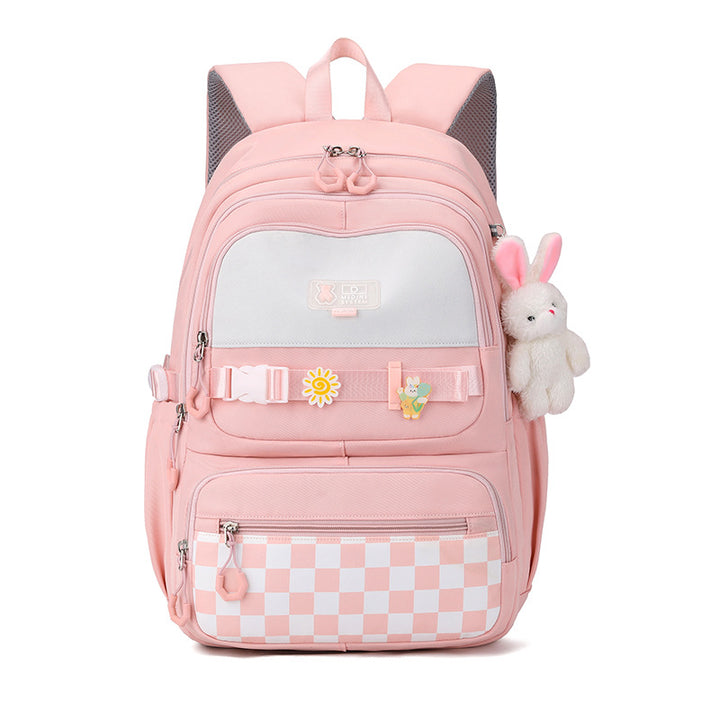 Cute school backpack with playful charms Bowlift