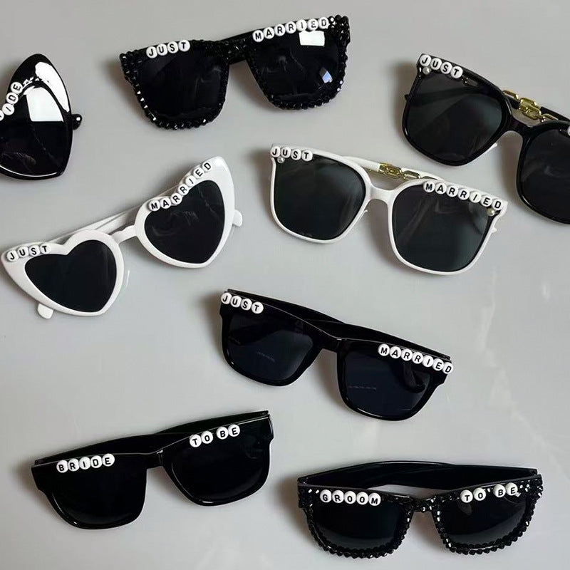 Fashionable Wedding-Themed Sunglasses Bowlift