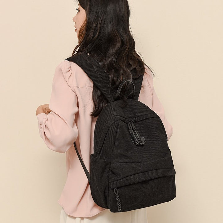 Textured Corduroy Daypack Bowlift