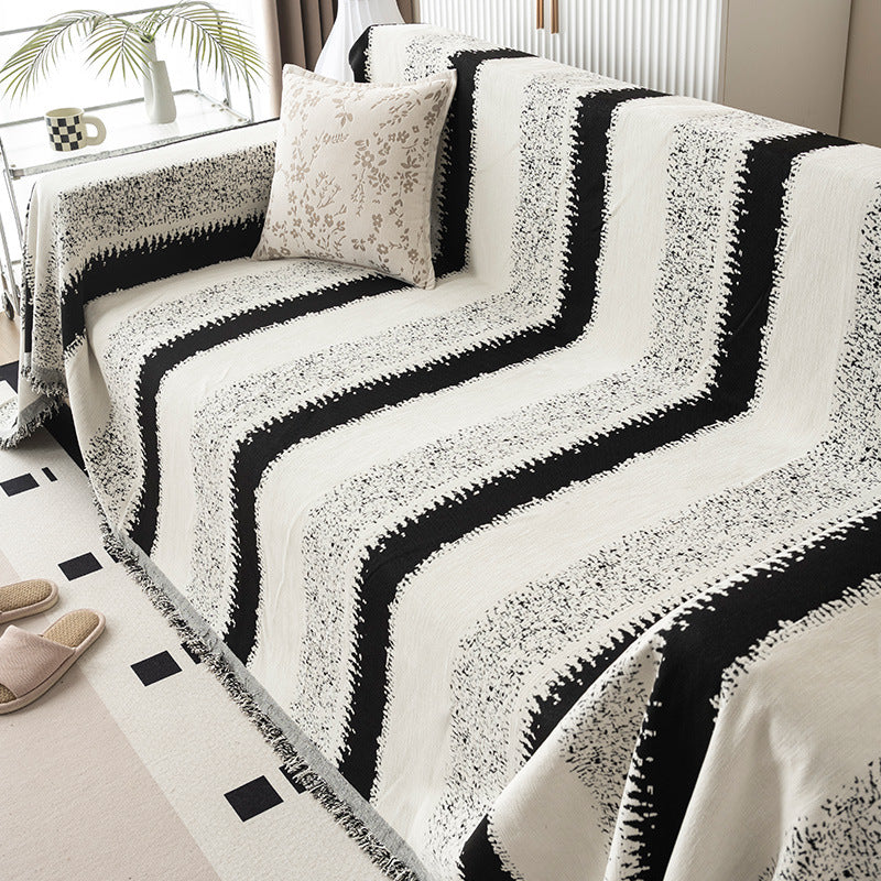 Textured Woven Throw Blanket