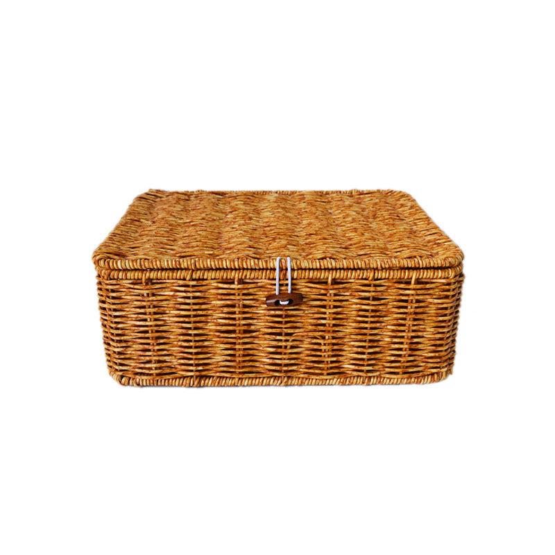 Handwoven Decorative Storage Box Bowlift