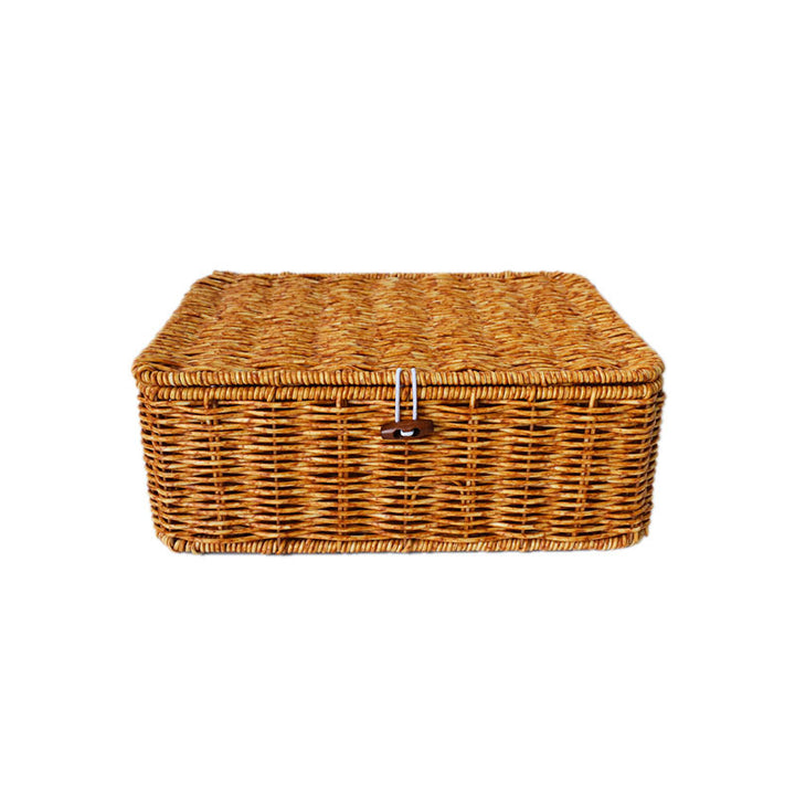 Handwoven Decorative Storage Box Bowlift