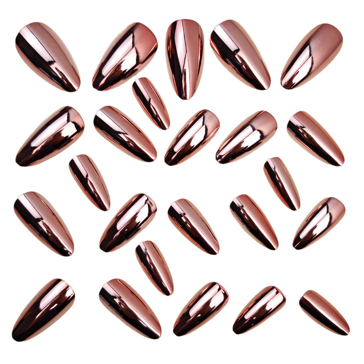 Artificial Nails in Shiny Stiletto Design Bowlift