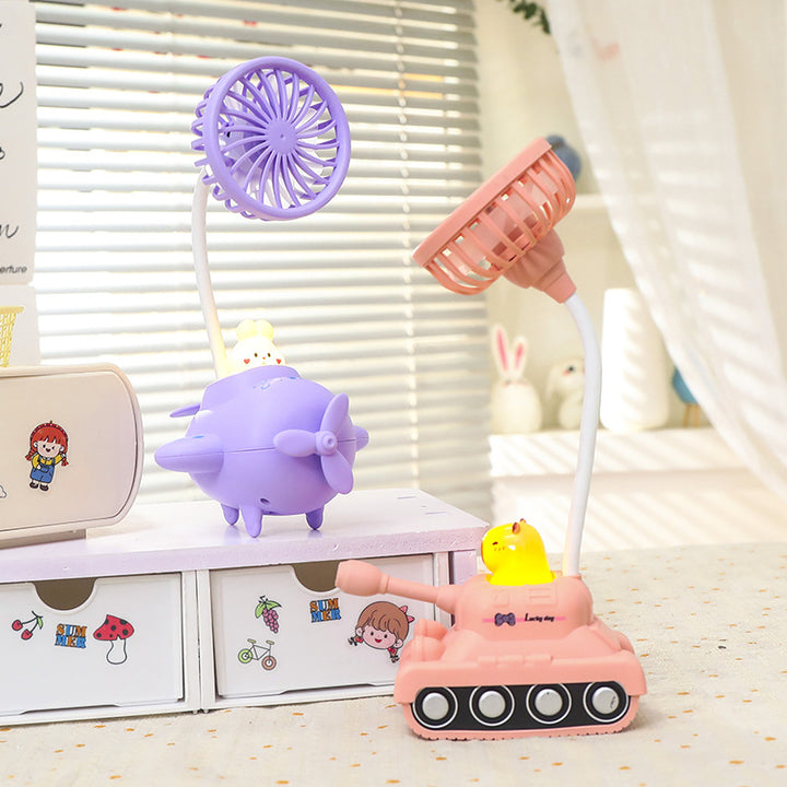 Ladies Creative Mini Fan in Tank Design Bowlift