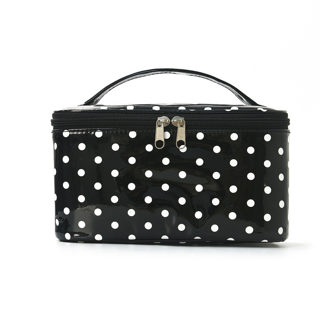 Cosmetic organizer with carry handle and water-repellent coating Bowlift
