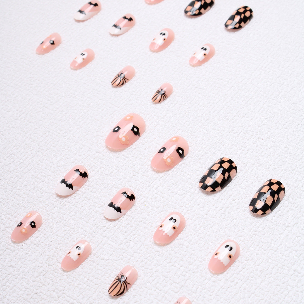 Halloween-Themed Press-On Nail Art Bowlift 1787370325