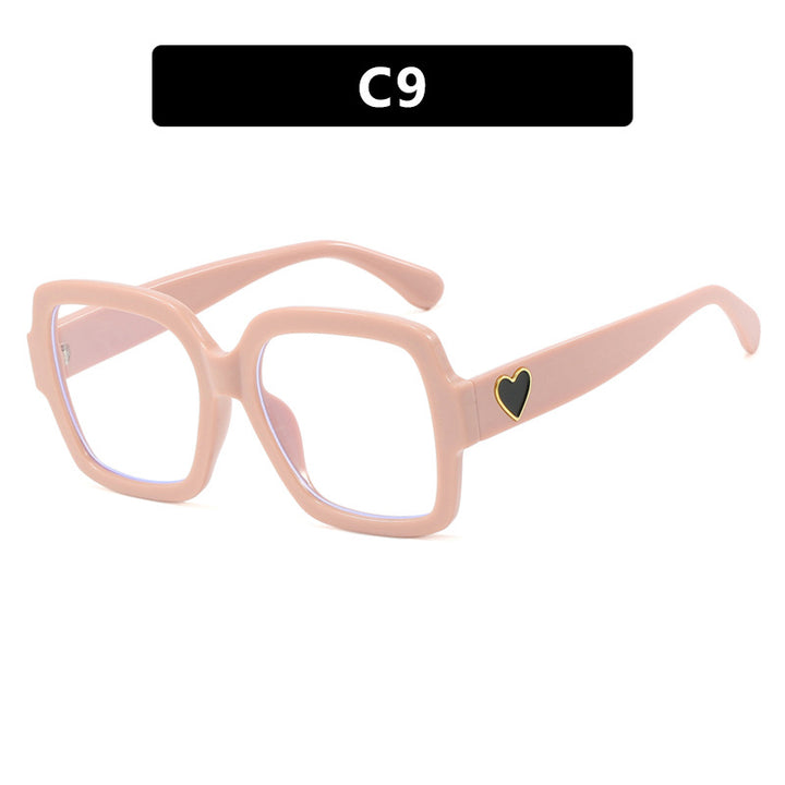 Women's square sunglasses with playful heart detail Bowlift