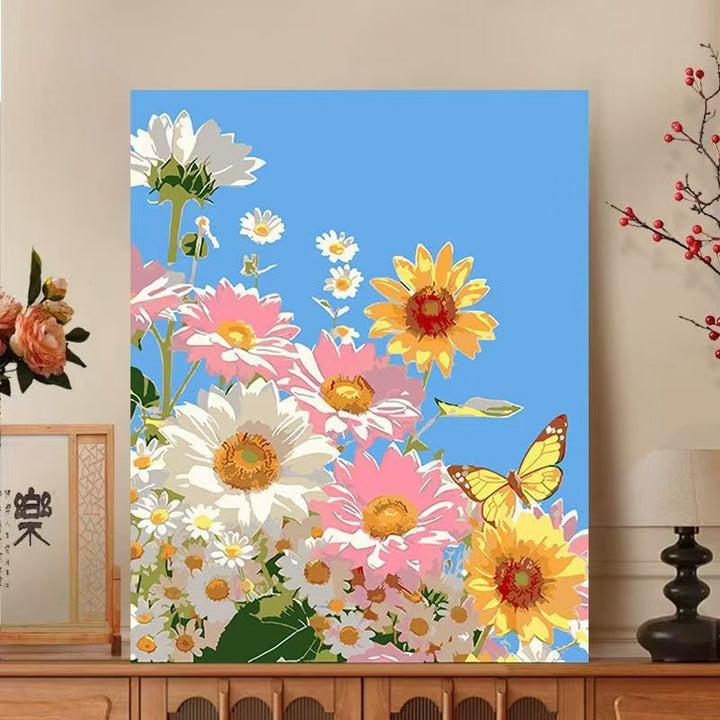 Floral Impressionist Canvas Art Print Bowlift