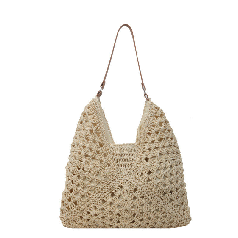 Macrame Shoulder Bag in Modern Design Bowlift