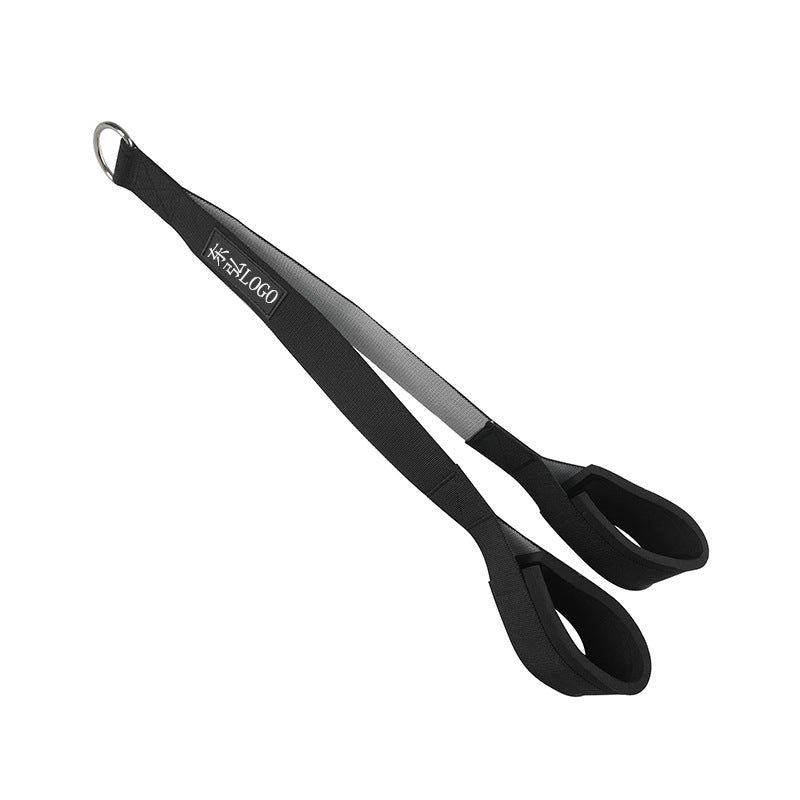 Heavy-duty D-ring dual-loop lifting strap for fitness and physical therapy Bowlift