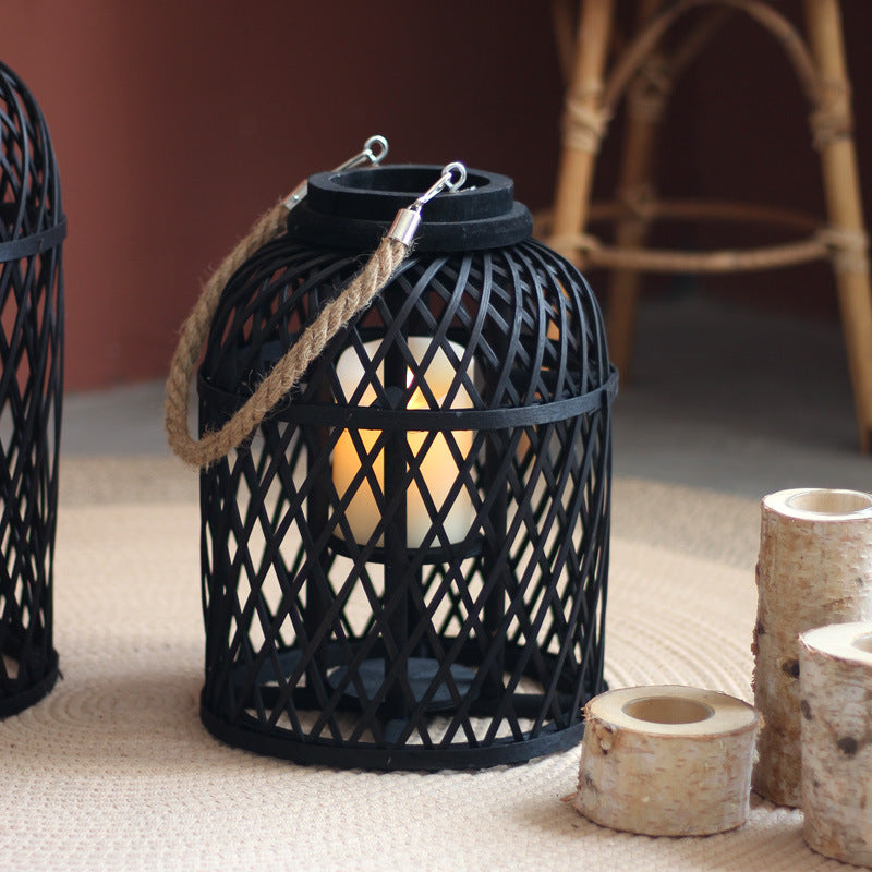 Handcrafted Rattan Lamp Bowlift