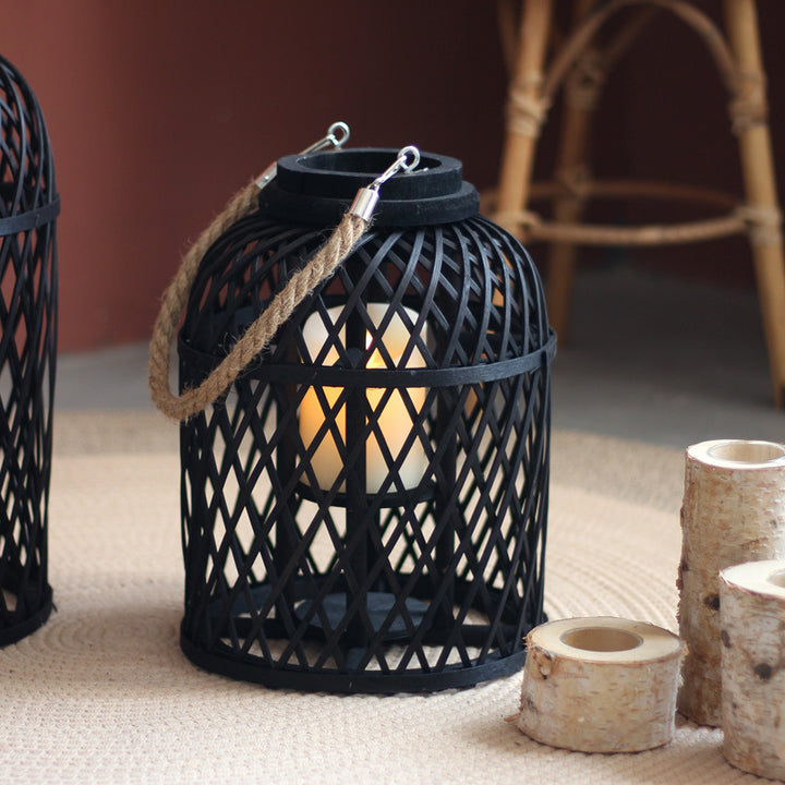 Handcrafted Rattan Lamp Bowlift