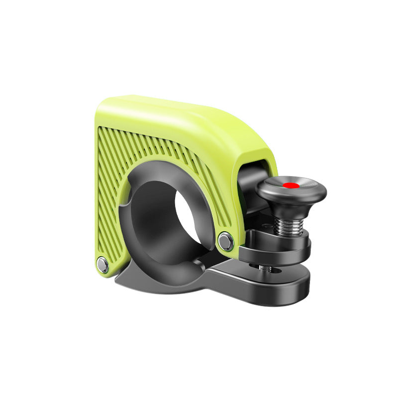 compact handlebar bell clamp with quick release knob Bowlift